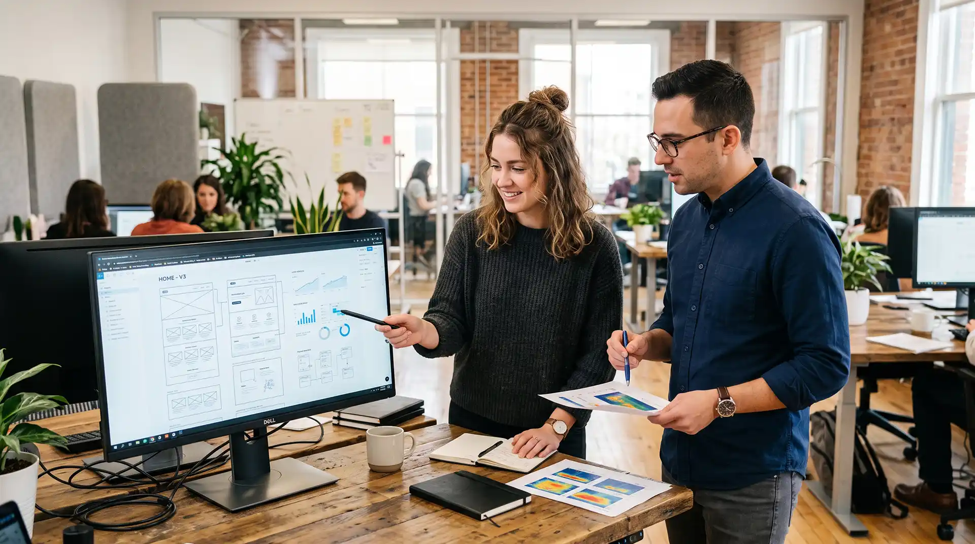Website redesign services process from mockup approval to final build